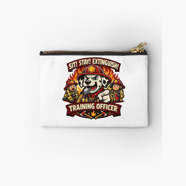 Item preview, Dalmatian Training Officer – Funny Fire Dog Instructor Sticker designed and sold by Timeless Junction.
