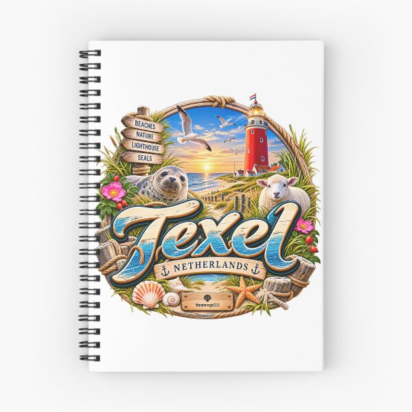 Item preview, Texel Netherlands – Lighthouse, Seal & North Sea Island designed and sold by Wandervogel123.