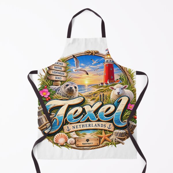 Item preview, Texel Netherlands – Lighthouse, Seal & North Sea Island designed and sold by Wandervogel123.