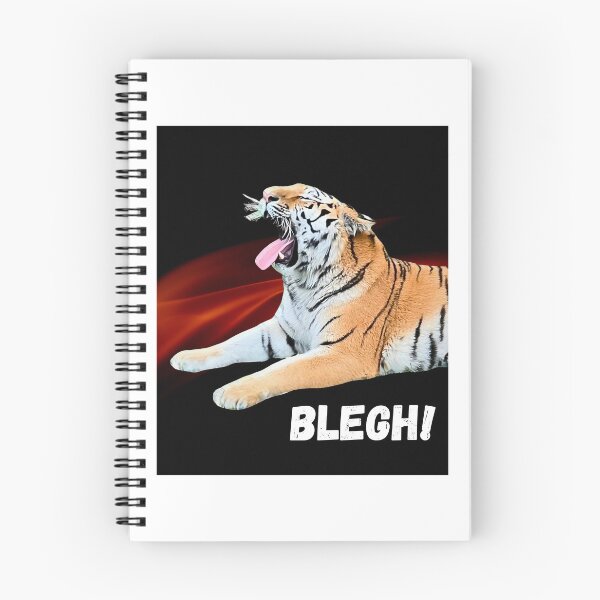 Item preview, Blegh! Tiger Flames Heavy Metalcore Deathcore Funny designed and sold by Elvira Hyvönen.