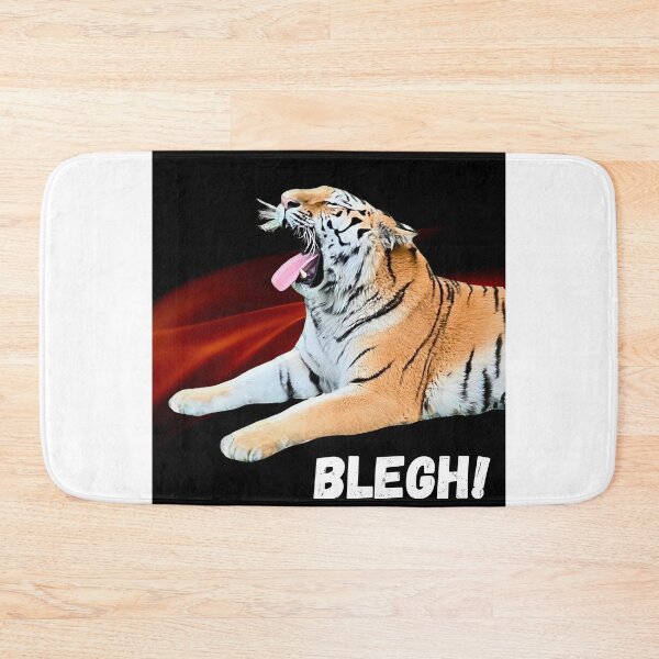 Item preview, Blegh! Tiger Flames Heavy Metalcore Deathcore Funny designed and sold by Elvira Hyvönen.