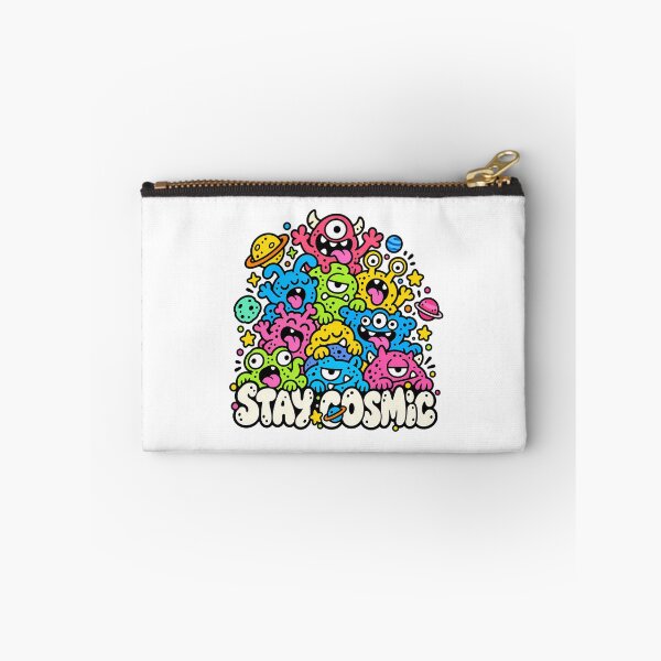 Item preview, Stay Cosmic Cute Space Blob Monster Crew designed and sold by Thai Vibe Studio.