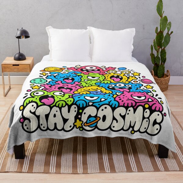 Item preview, Stay Cosmic Cute Space Blob Monster Crew designed and sold by Thai Vibe Studio.