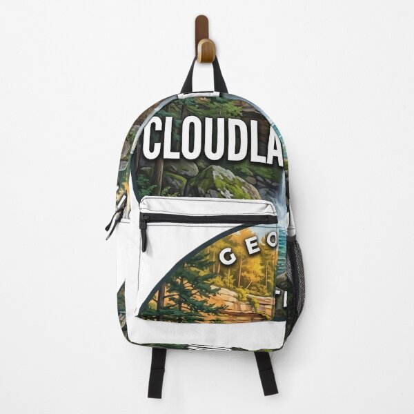 Item preview, Cloudland Canyon State Park Georgia Golden Hour Round Badge Sticker designed and sold by DetourDgn.