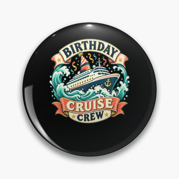 Item preview, Birthday Cruise Crew | Family Friends Group Celebration Travel designed and sold by FolkGraphics.