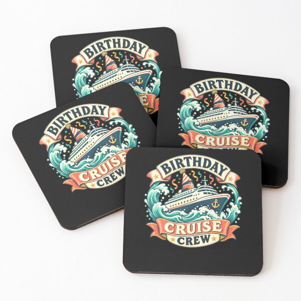 Item preview, Birthday Cruise Crew | Family Friends Group Celebration Travel designed and sold by FolkGraphics.