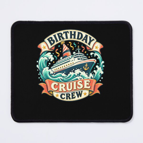 Item preview, Birthday Cruise Crew | Family Friends Group Celebration Travel designed and sold by FolkGraphics.