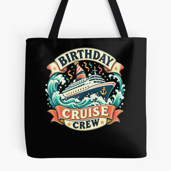 Item preview, Birthday Cruise Crew | Family Friends Group Celebration Travel designed and sold by FolkGraphics.