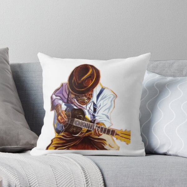 Item preview, Blues Man Vintage Guitarist Portrait Design designed and sold by JoshuaudArt.
