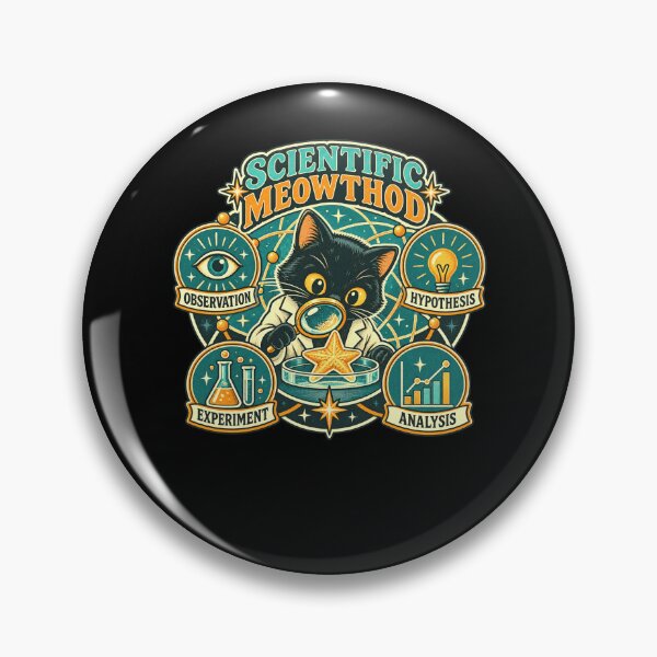 Item preview, Scientific Meowthod Cat Scientific Method Scientist designed and sold by FolkGraphics.