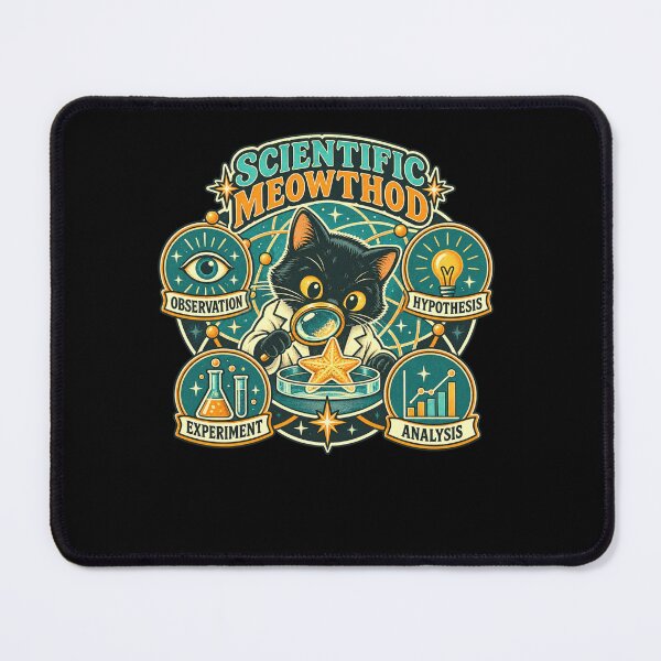 Item preview, Scientific Meowthod Cat Scientific Method Scientist designed and sold by FolkGraphics.