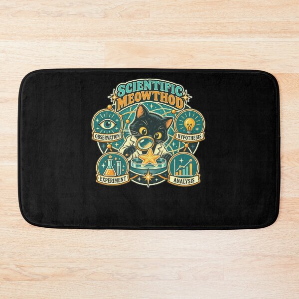 Item preview, Scientific Meowthod Cat Scientific Method Scientist designed and sold by FolkGraphics.