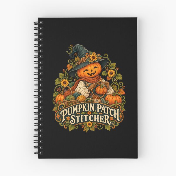 Item preview, Crochet Pumpkin Patch Stitcher designed and sold by Text2tee.