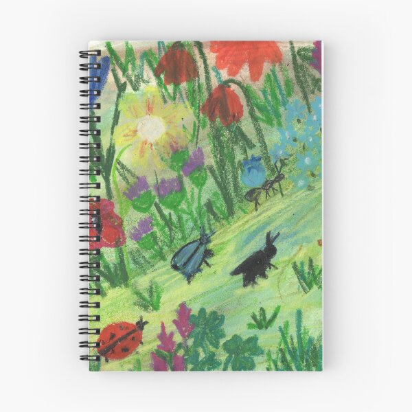 Item preview, Oil pastel drawing insects  designed and sold by elena-studio-.