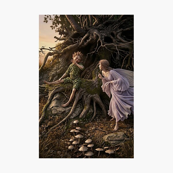 Artikelvorschau, Ein Sommernachtstraum II Arthur Rackham 1908 3D-Neuinterpretation entworfen und verkauft von Vintage Designs +.