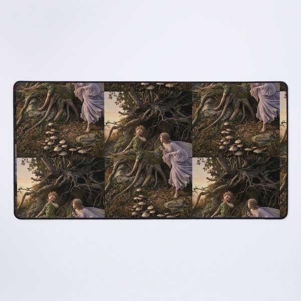 Aperçu de l'œuvre Le Songe d'une nuit d'été II d'Arthur Rackham (1908) - Réinterprétation en 3D créée et vendue par Vintage Designs +.