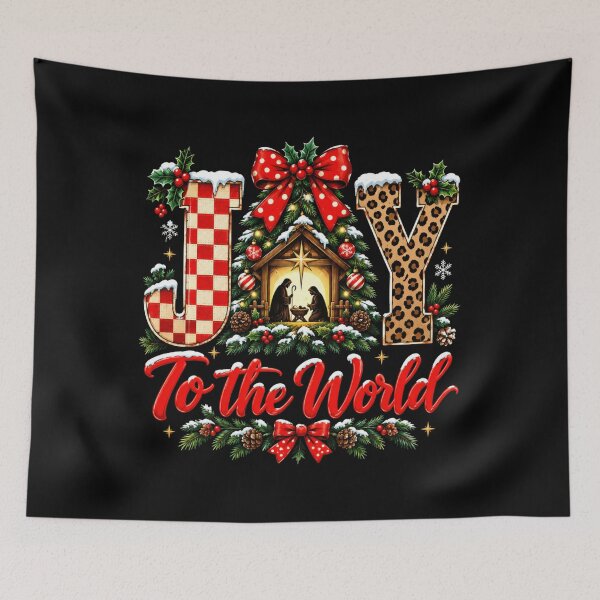 Item preview, Joy To The World Nativity Scene Christmas designed and sold by malikrosendo23.