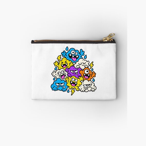 Item preview, Cute Cloud Creatures Funny Weather Monster Crew designed and sold by Thai Vibe Studio.