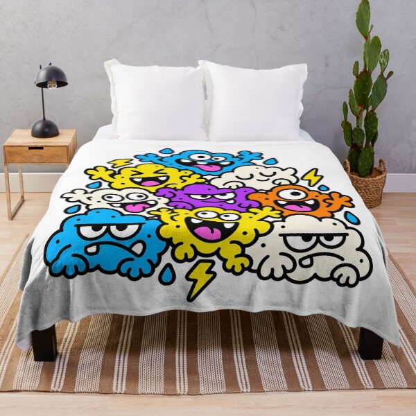 Item preview, Cute Cloud Creatures Funny Weather Monster Crew designed and sold by Thai Vibe Studio.