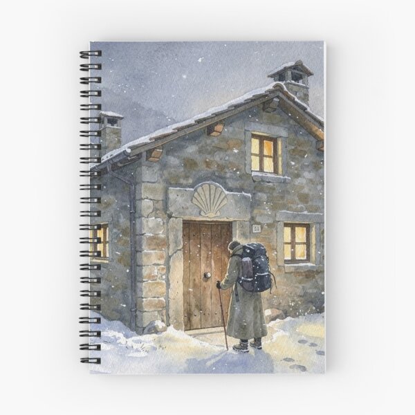 Item preview, Winter, arrival at the inn (Camino de Santiago) designed and sold by jefboutique6150.