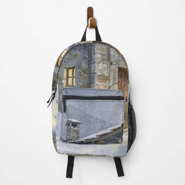 Item preview, Winter, arrival at the inn (Camino de Santiago) designed and sold by jefboutique6150.