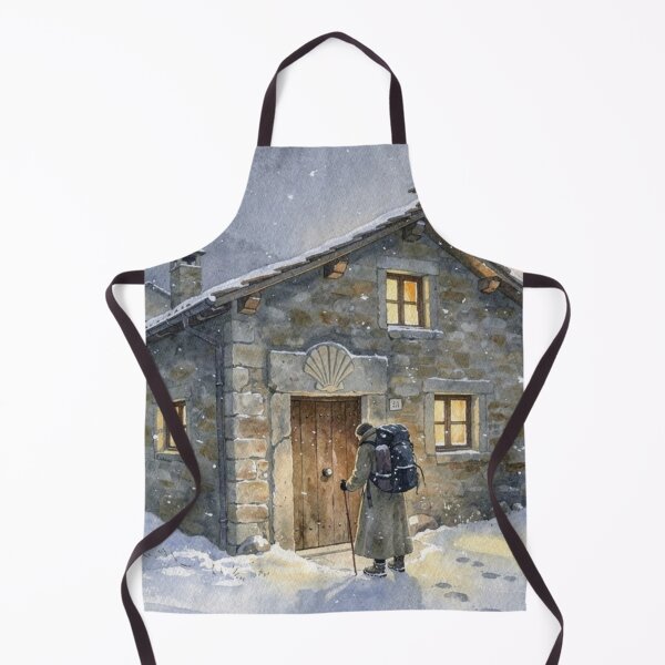 Item preview, Winter, arrival at the inn (Camino de Santiago) designed and sold by jefboutique6150.