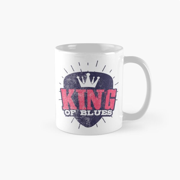 Item preview, King Of Blues Crown Typography Design designed and sold by JoshuaudArt.