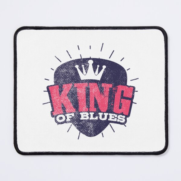 Item preview, King Of Blues Crown Typography Design designed and sold by JoshuaudArt.