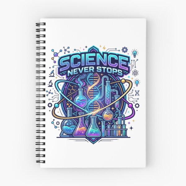 Item preview, Science Lover Science Never Stops Futuristic Scientific Design designed and sold by PixelStyle Studio.
