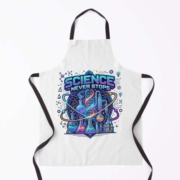 Item preview, Science Lover Science Never Stops Futuristic Scientific Design designed and sold by PixelStyle Studio.