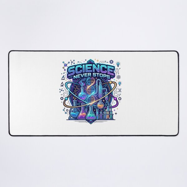 Item preview, Science Lover Science Never Stops Futuristic Scientific Design designed and sold by PixelStyle Studio.