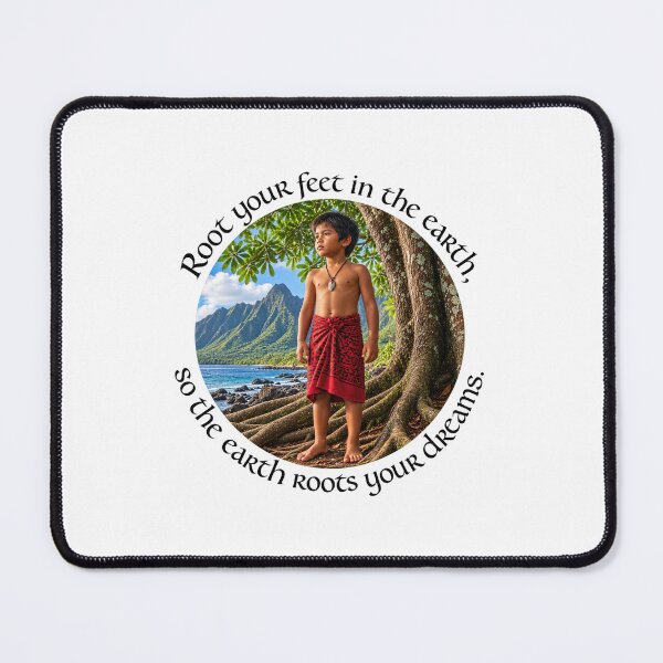 Item preview, Polynesian Grounding Proverb - Root your feet in the earth | Pacific Art designed and sold by ShakaLife.org.