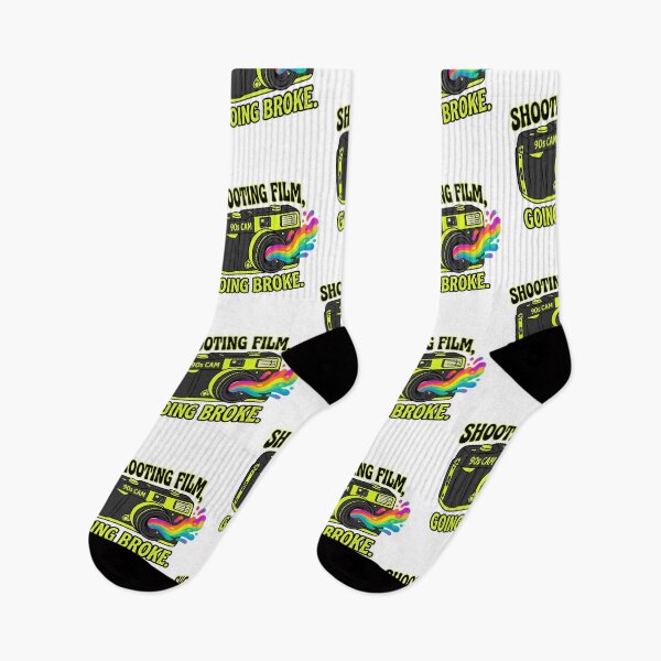 Item preview, Shooting Film Going Broke Retro 90s Cam 35mm Analog Photographer Humor designed and sold by raedattia.