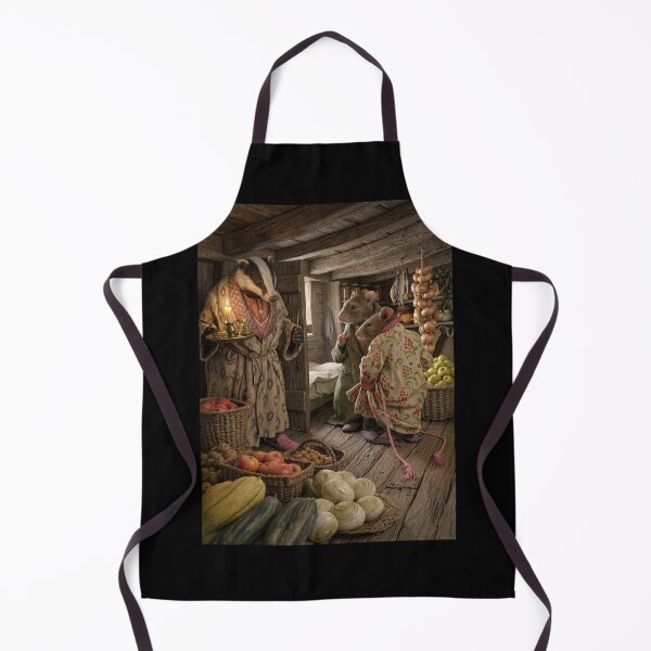 Item preview, Badger and Mr and Mrs mouse Wind in the Willows art after Arthur Rackham designed and sold by Vintage Designs +.