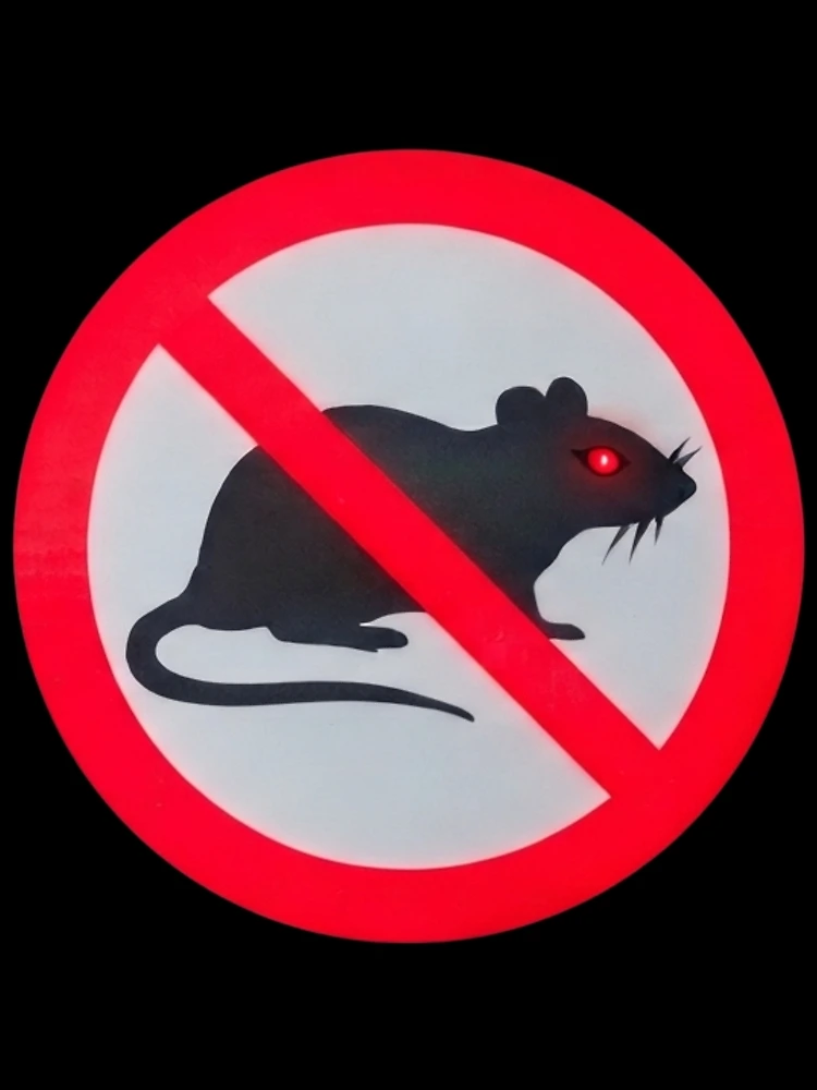 Thumbnail 3 of 3, Scarf, No Rats designed and sold by Mad Apparel.