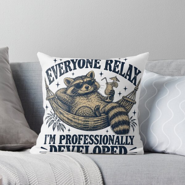 Item preview, Everyone Relax Raccoon Hammock Design designed and sold by Castielalger.