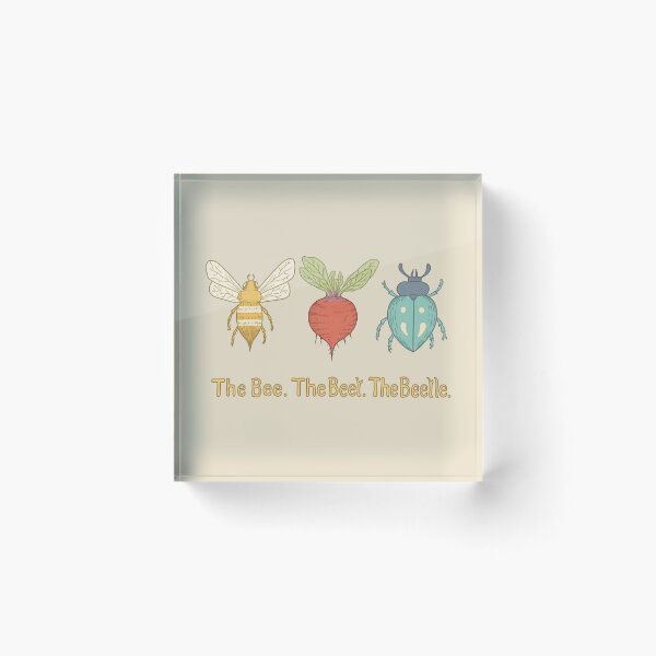 Item preview, Vintage Insect Pun Art - Bee, Beet, Beetle. designed and sold by EunsooLee.