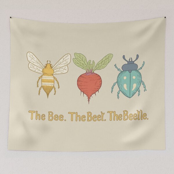 Item preview, Vintage Insect Pun Art - Bee, Beet, Beetle. designed and sold by EunsooLee.