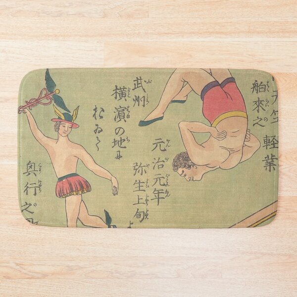 Item preview, Acrobats from Central India Performing by Utagawa Yoshitora  designed and sold by AnimaliaStar.