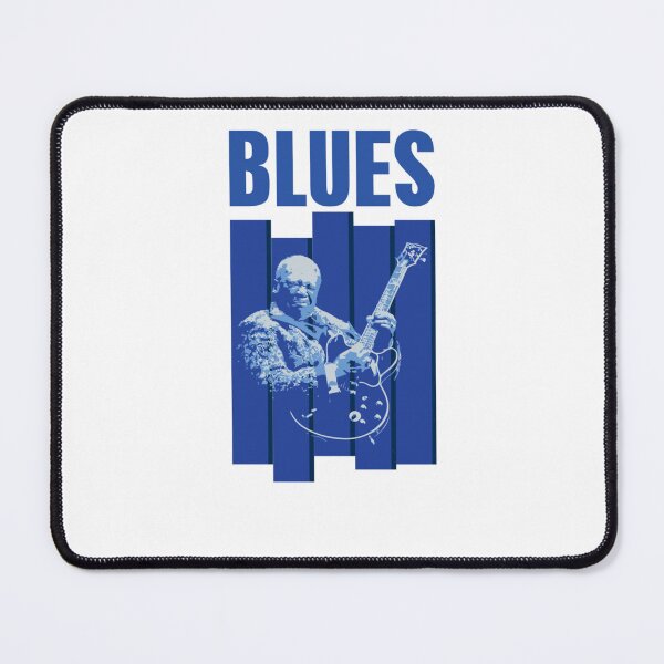 Item preview, Blues Guitar Legend Blue Portrait Design designed and sold by JoshuaudArt.