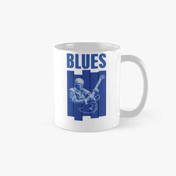 Item preview, Blues Guitar Legend Blue Portrait Design designed and sold by JoshuaudArt.