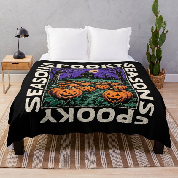 Item preview, Spooky Season Pumpkin Patch Haunted House Halloween designed and sold by malikrosendo23.