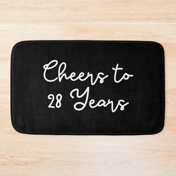 Item preview, Cheers to 28 Years - 28th Wedding Anniversary Gift for Couples Men Women designed and sold by Mozaic Clothes.