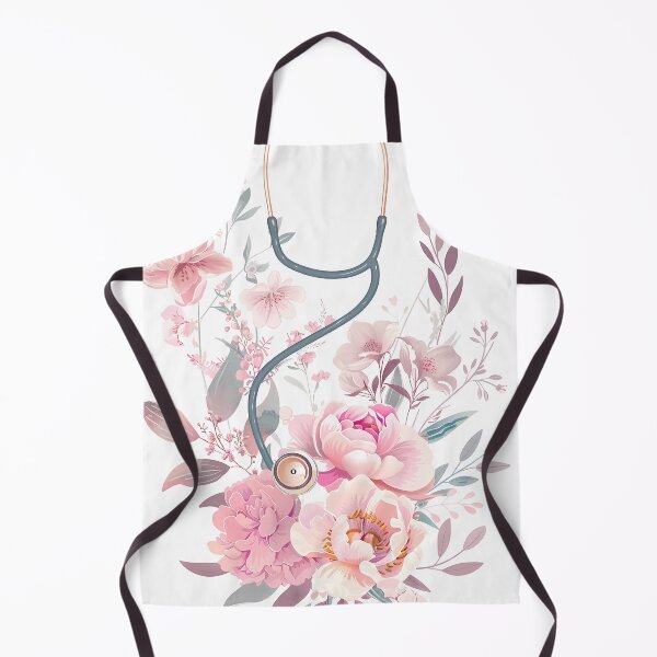 Item preview, Floral stethoscope with delicate pink flowers – Medicine & Nursing designed and sold by Artdavesalzburg.