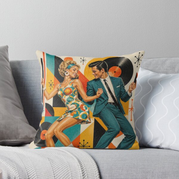 Item preview, Retro Twist Dance Poster designed and sold by ForeverPrintsOK.