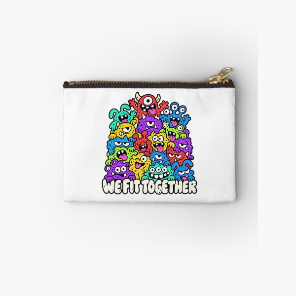 Item preview, We Fit Together Colorful Monster Friendship Crew designed and sold by Thai Vibe Studio.