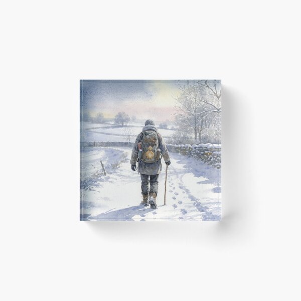 Item preview, The Way of St. James under the snow (Aubrac plateau) designed and sold by jefboutique6150.
