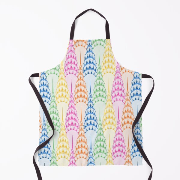 Item preview, Raspadores Chrysler coloridos de estilo Art Déco designed and sold by Pinkdeer Designs.
