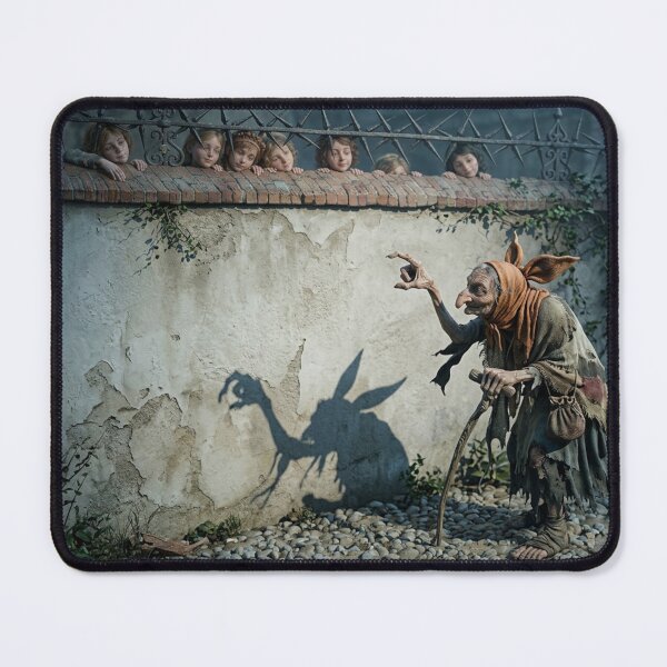 Item preview, Old woman shadow playing for children after Arthur Rackham designed and sold by Vintage Designs +.