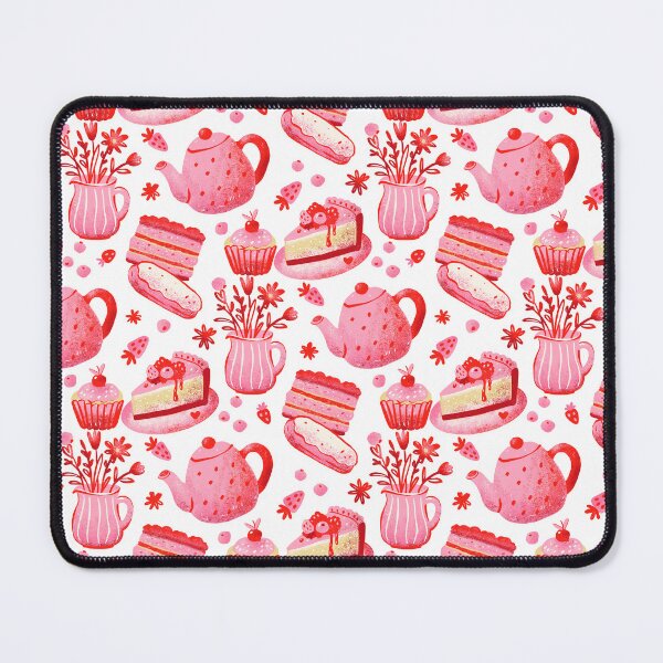 Item preview, Tea party whimsical hand drawn seamless pattern with sweets and cakes designed and sold by NatalkaP.